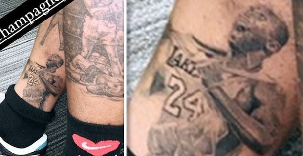Celebs Who Got Tattoos for Kobe and Gigi Bryant Pics