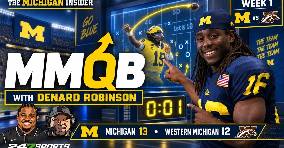 MMQB Denard Robinson - Week 1: Bryce Underwood under the microscope — Now his job is on the line