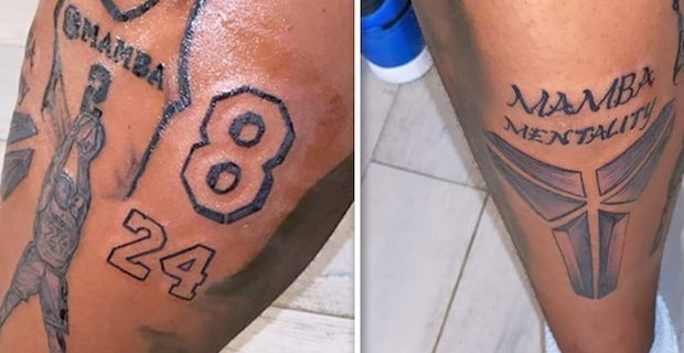 Shaquille O'Neal's Son Shareef Gets Kobe Bryant Tattoo