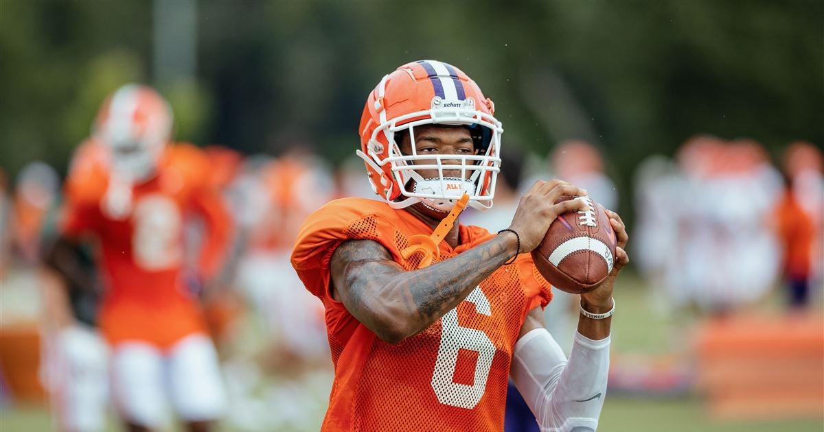 Clemson offensive depth chart notes ahead of first day of practice