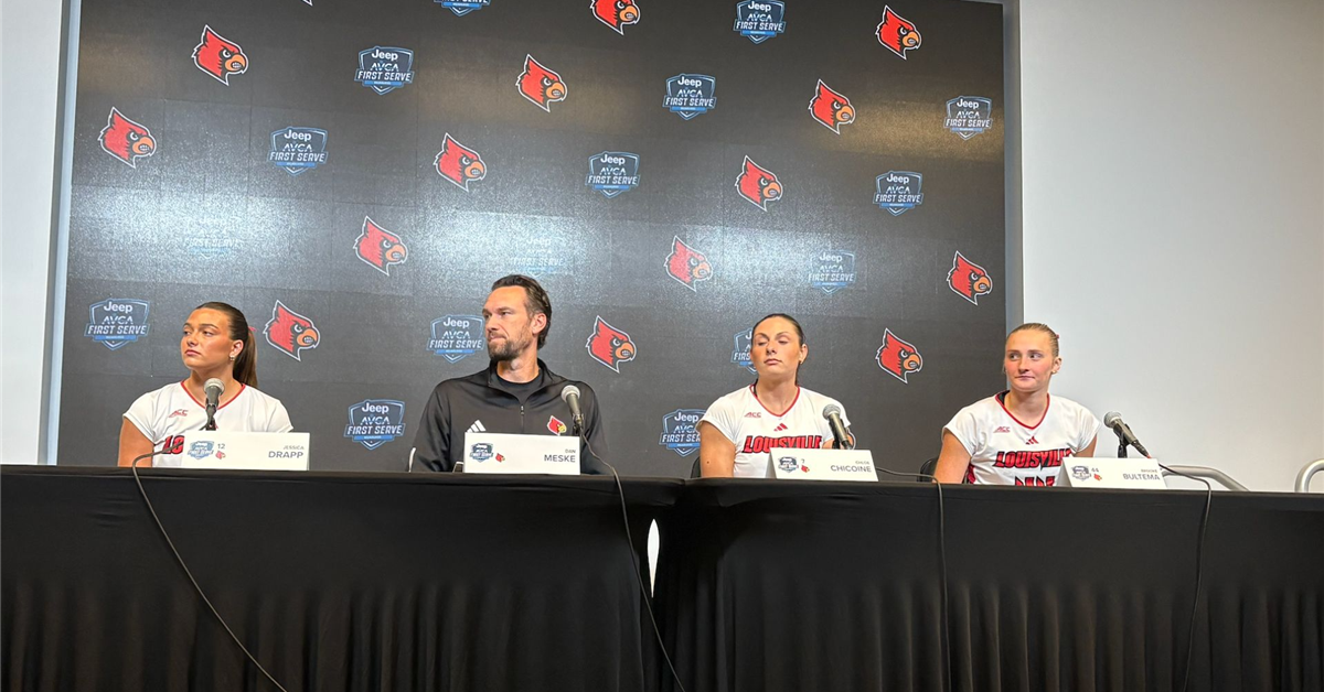 No. 7 Louisville Volleyball Defeats No. 8 Texas A&M in AVCA First Serve