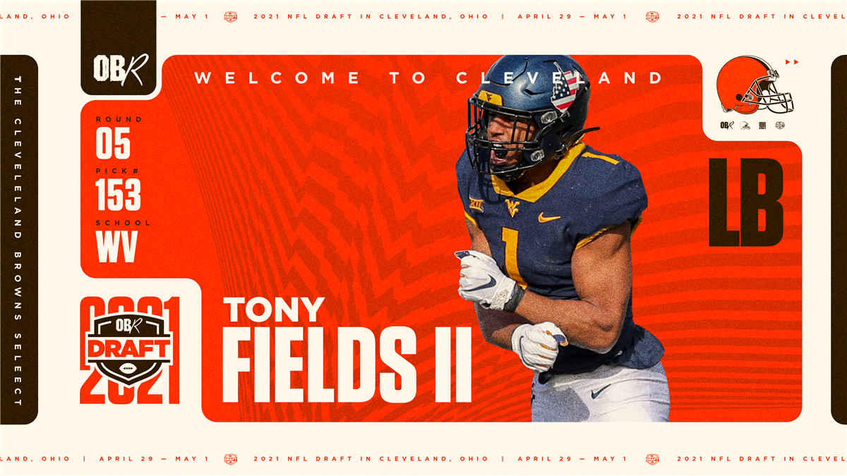 West Virginia linebacker Tony Fields selected by the Cleveland