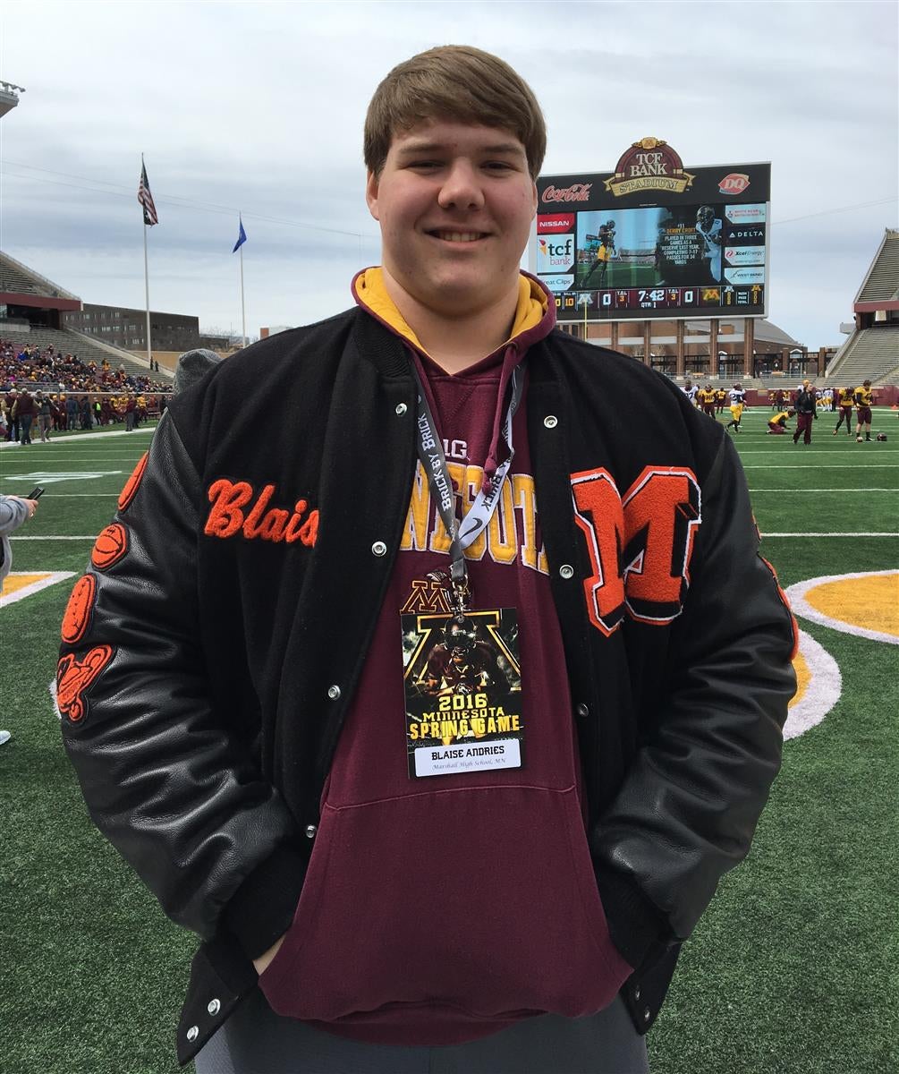 Blaise Andries, Minnesota, Offensive Line