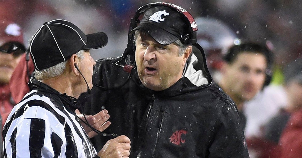 Mike Leach with a WSU first AFCA National Coach of the Year