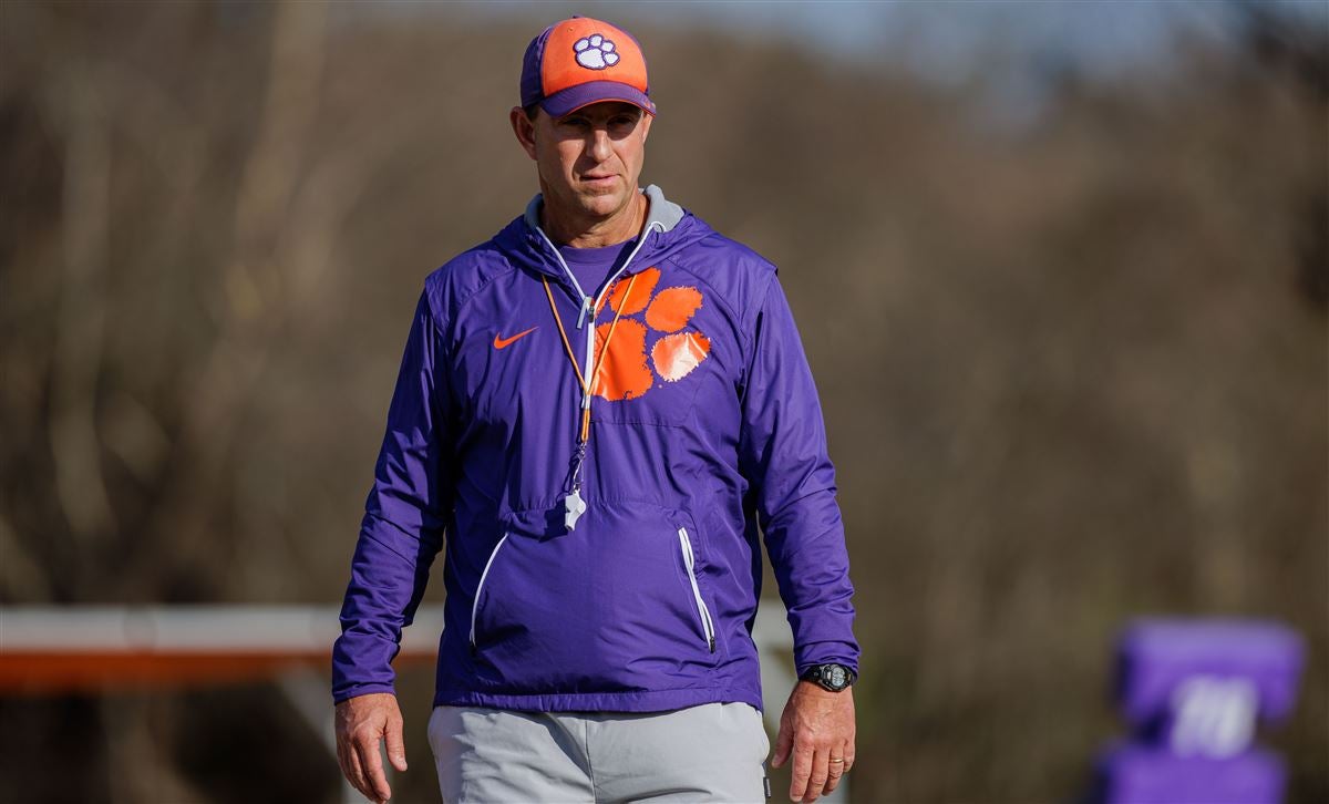 Dabo Swinney on Cade Klubnik's development: He has 'purple jersey syndrome'