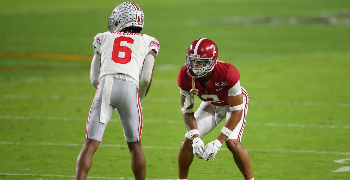 Wide receiver Jameson Williams' transfer to Alabama likely won't