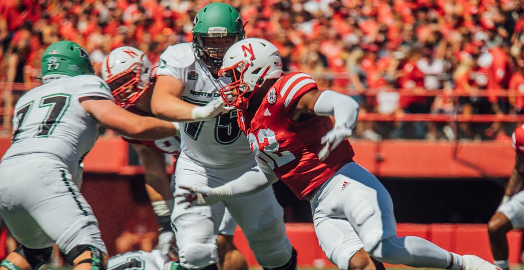 Nebraska Football: Ochaun Mathis takes the field at the NFL Combine