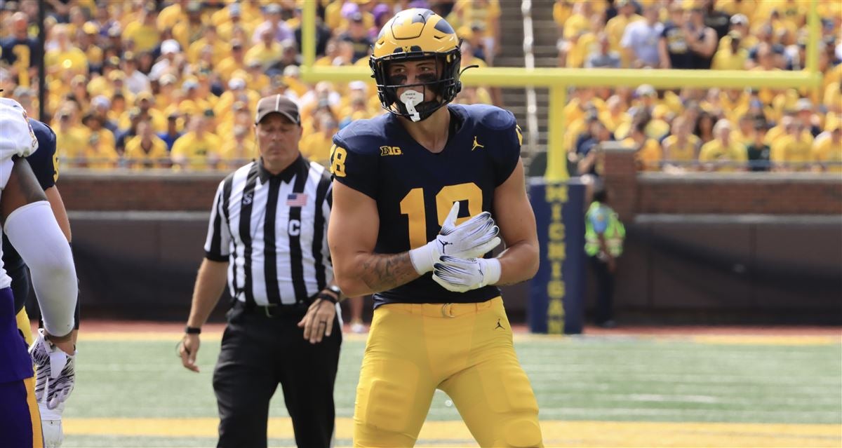 Michigan's Colston Loveland named college football's top returning