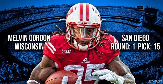 Melvin Gordon, Running Back, Wisconsin Badgers, Los Angeles