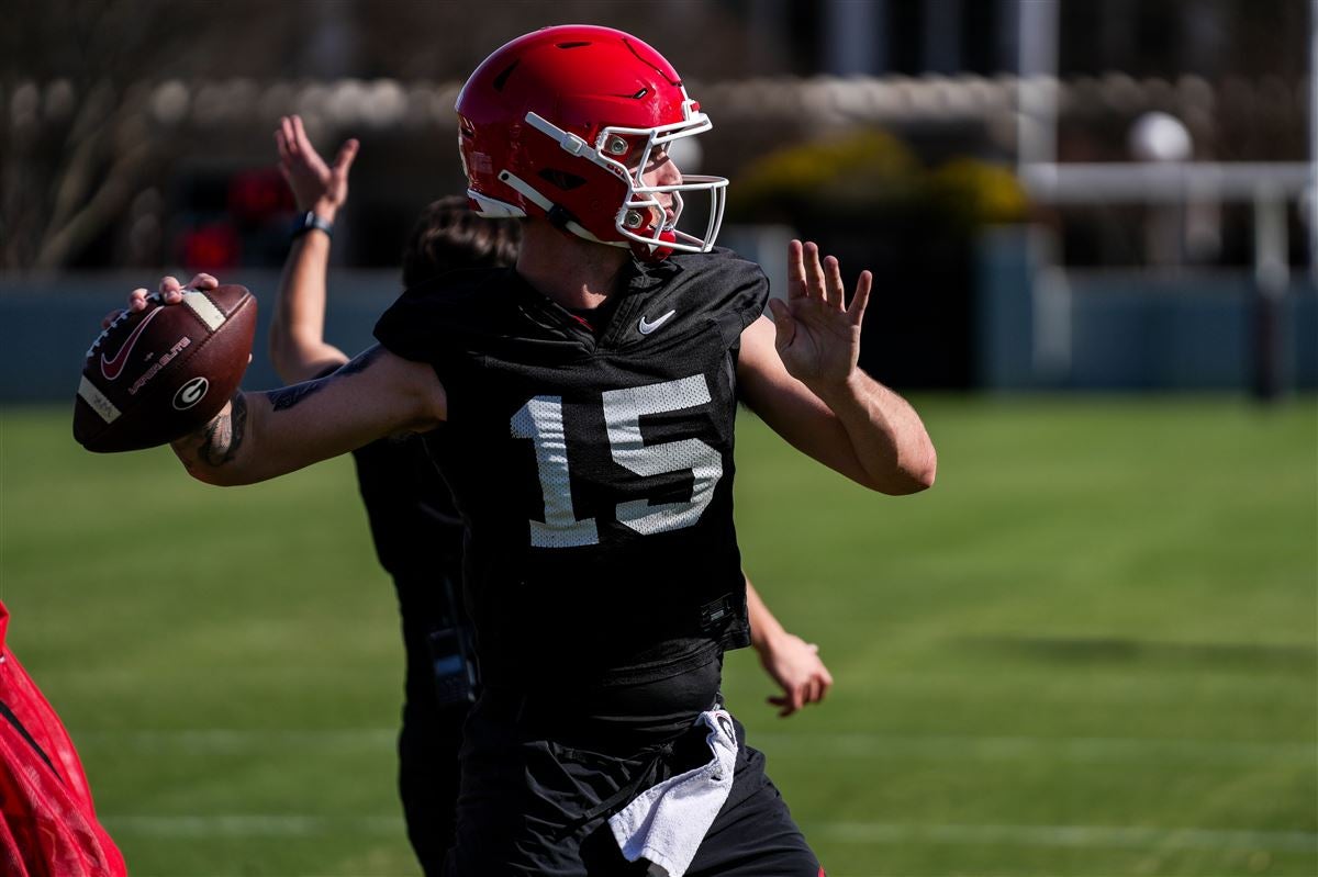 PHOTOS Georgia football holds first spring practice session