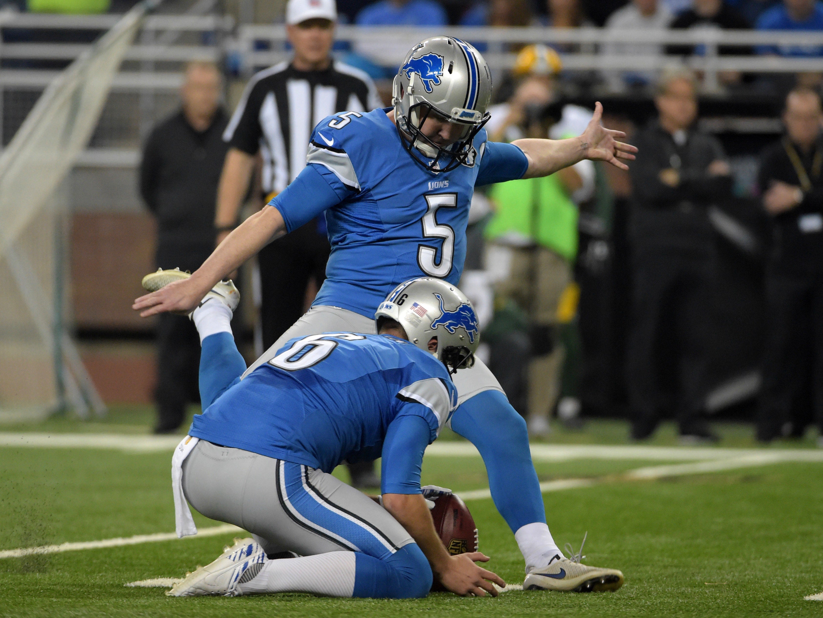 Lions K Matt Prater was in rehab during suspension from Broncos 