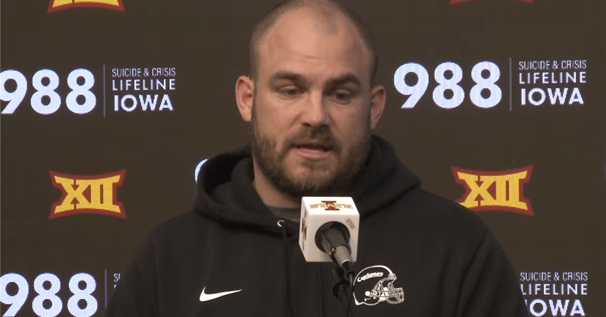 Coach Quotes: Iowa State OL coach Jake Thornton stresses technical ...