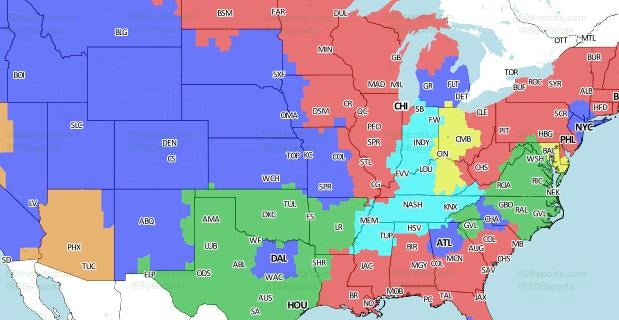 Coverage Map Released For Broncos Chargers Week 11