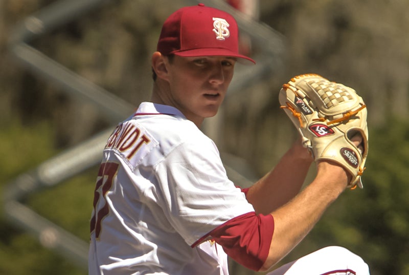 FSU Baseball on X: Jamie through a career-high 5.0 🍁