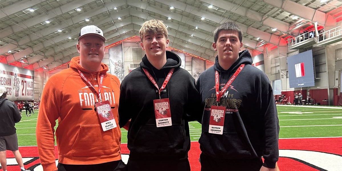 Nebraska offers three Iowa underclassmen offensive linemen