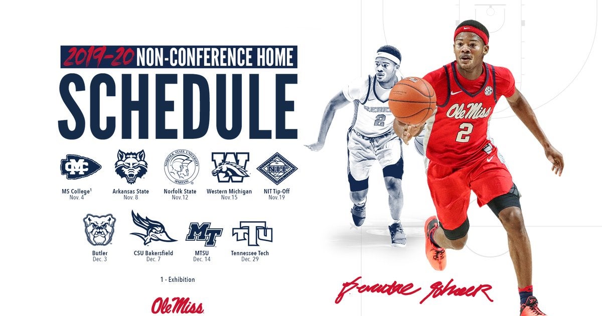 Ole Miss Basketball Announces Home Schedule