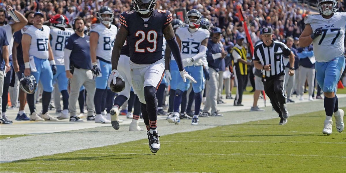 Chicago Bears rule Tyrique Stevenson doubtful in Week 6