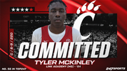 Top-75 rising senior Tyler McKinley will stay home and commit to Cincinnati