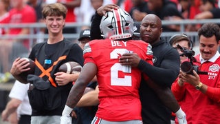 Ohio State’s Legend Bey, James Smith leave Kent State game with injuries