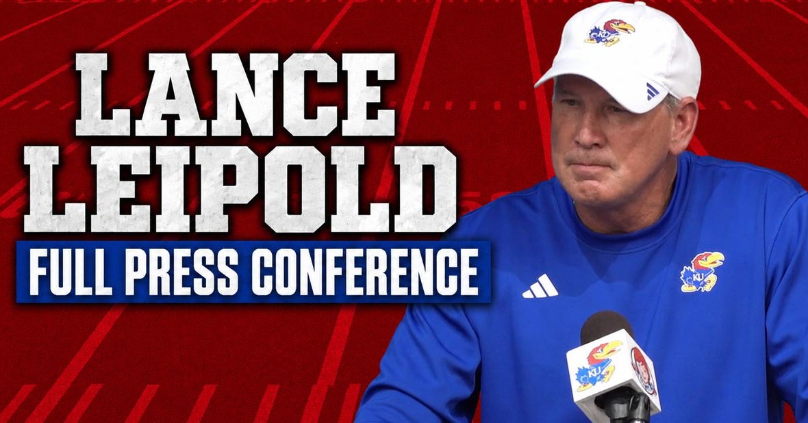 WATCH: Lance Leipold, KU coordinators talk depth chart and Week 1