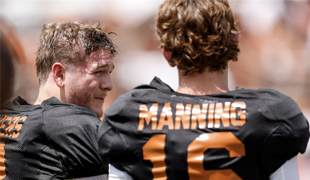 Quinn Ewers Encouraged By Arch Manning's Growth At Texas Ahead Of ...