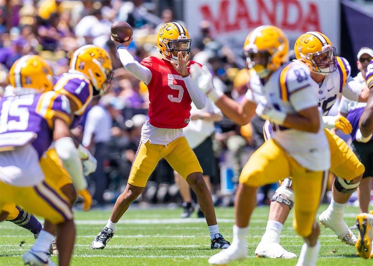 Projecting LSU Football's 2023 Post Spring Offensive Depth Chart