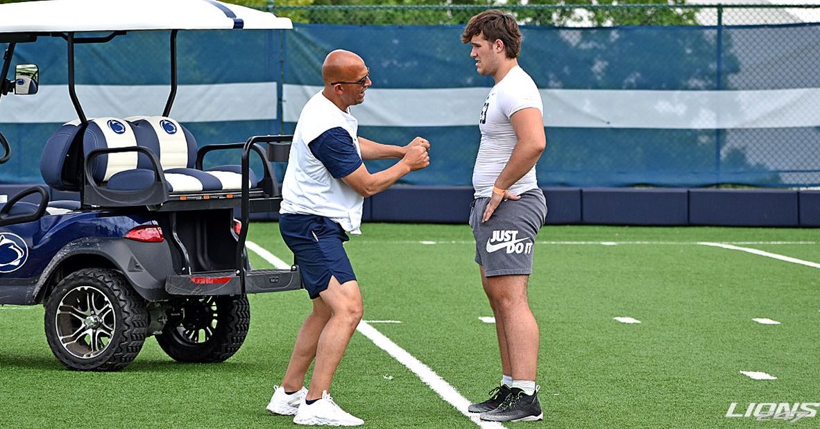 Penn State Freshman Spotlight: OL Caleb Brewer high school highlights ...