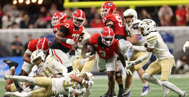 PHOTOS: Georgia football holds off Georgia Tech in rivalry victory