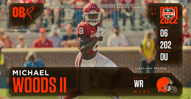 Browns select WR Michael Woods II with the No. 202 pick in the 2022 NFL  Draft