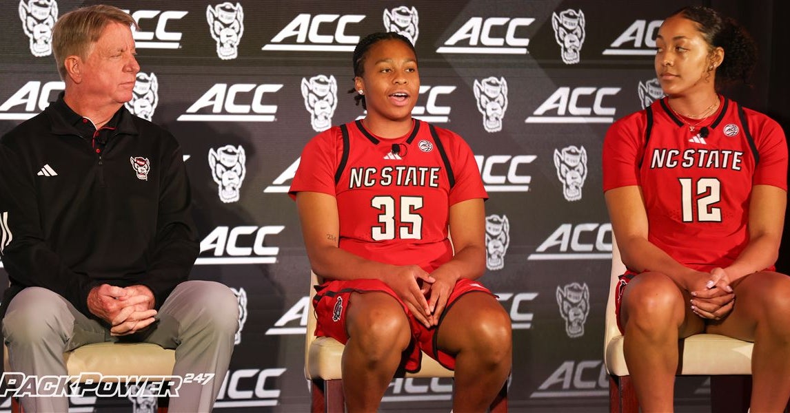 Everything NC State WBB coach Wes Moore, Khamil Pierre, Zoe Brooks said at ACC Tipoff 2026