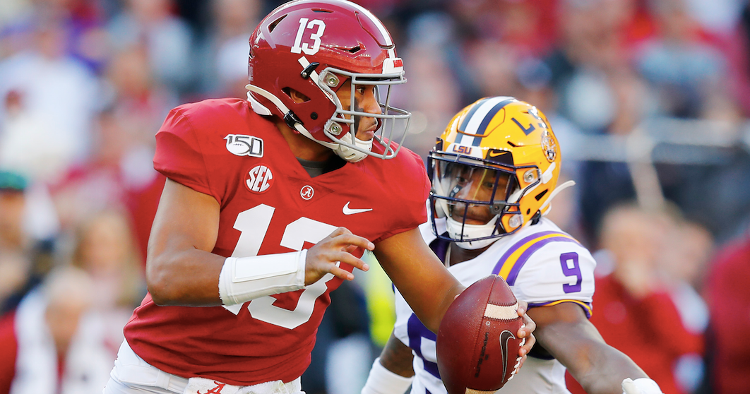 Tua Tagovailoa posts note on Instagram after LSU loss - 247Sports