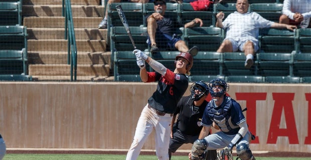 Mike Mussina, Stanford baseball's first Hall of Fame inductee, is honored  before Friday's game