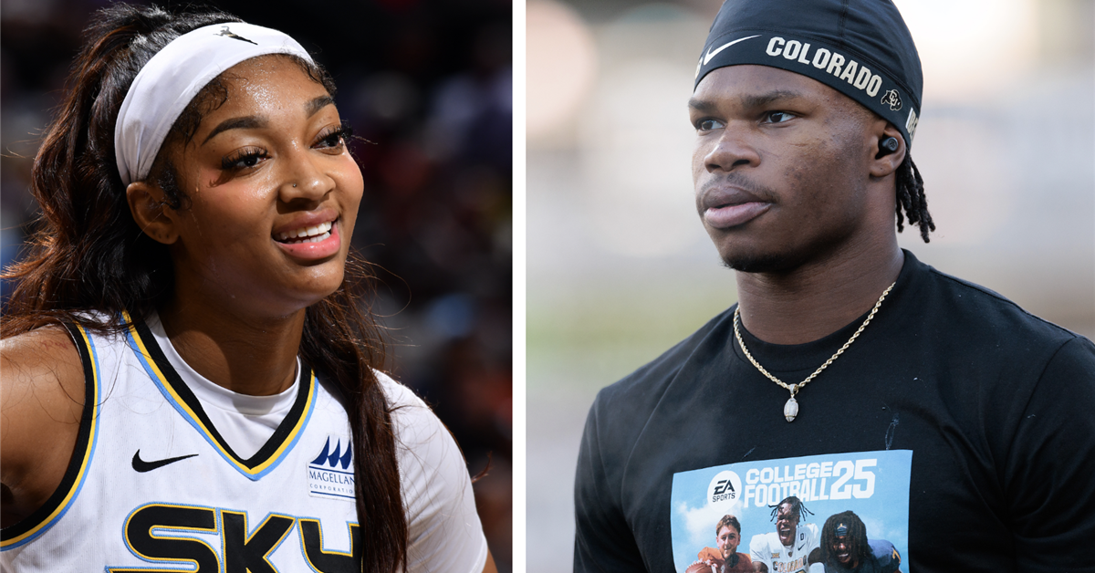 Angel Reese sends message about Travis Hunter's fiance after Heisman ...