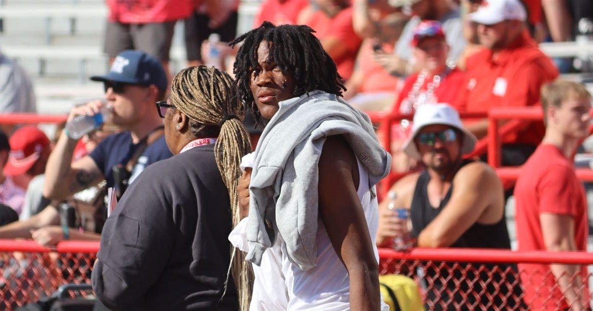LOOK: Regional recruits and commits visit for Nebraska's season opener