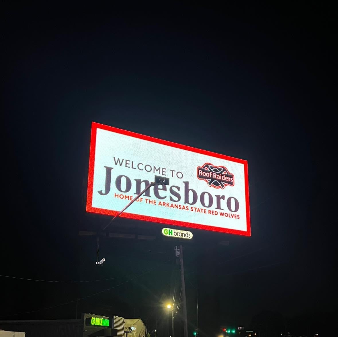 Welcome to Jonesboro Sign