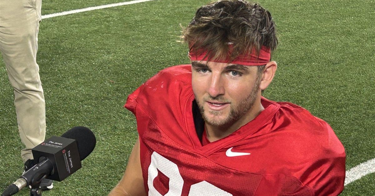 Videos: Max Klare and the Buckeyes' tight ends meet with the media