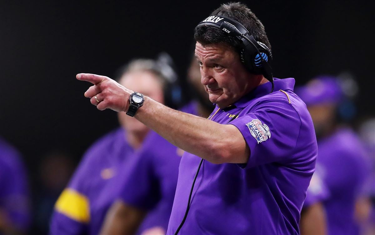 Ed Orgeron has funny reaction to actor playing him in NBC series 'Young Rock '