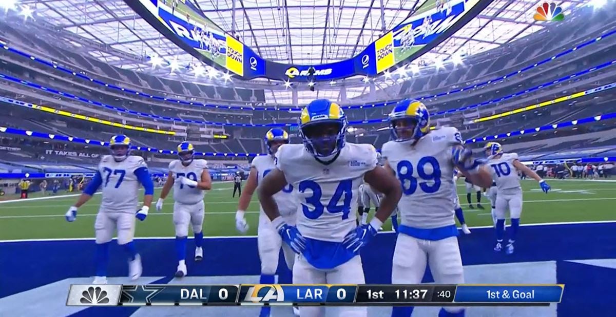 Dallas Cowboys 17-20 Los Angeles Rams: Malcolm Brown scores two TDs in  opening win at SoFi Stadium, NFL News