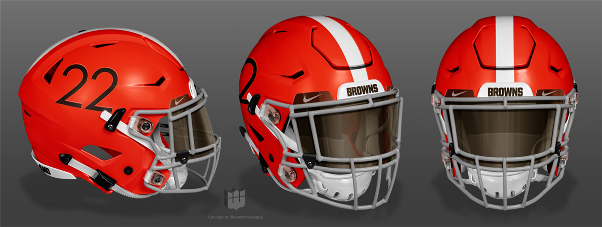 browns 75th anniversary helmet