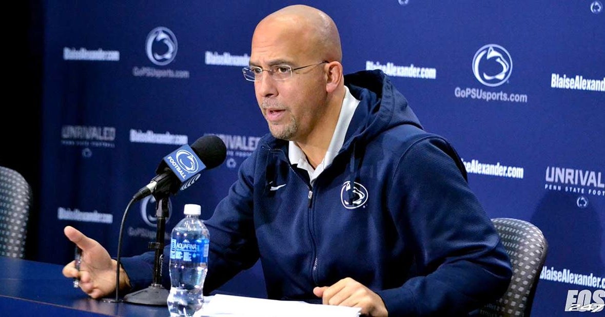 Penn State coach James Franklin pre-Maryland press conference