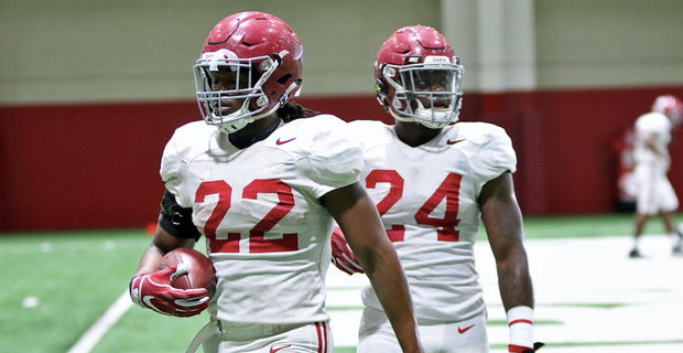 Najee Harris drove overnight from Dallas to watch Alabama pro day 