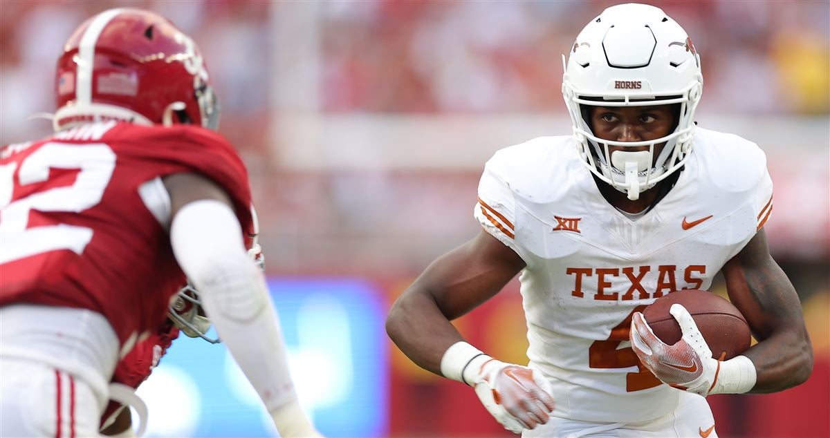 Texas RB CJ Baxter on the mend after being carted off in win over Alabama