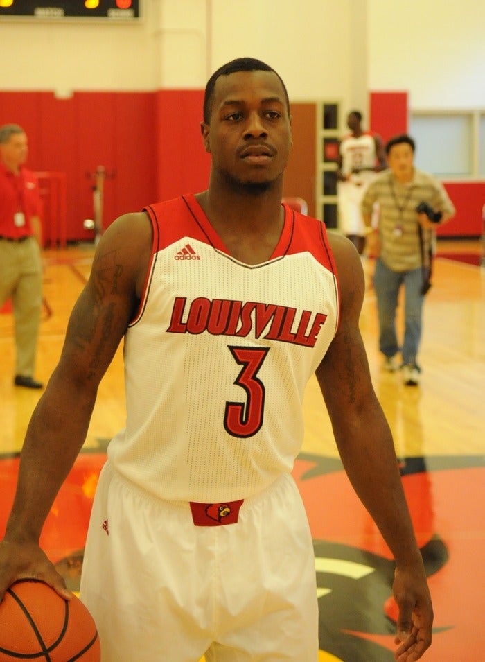 Chris Jones kicked off UofL basketball team