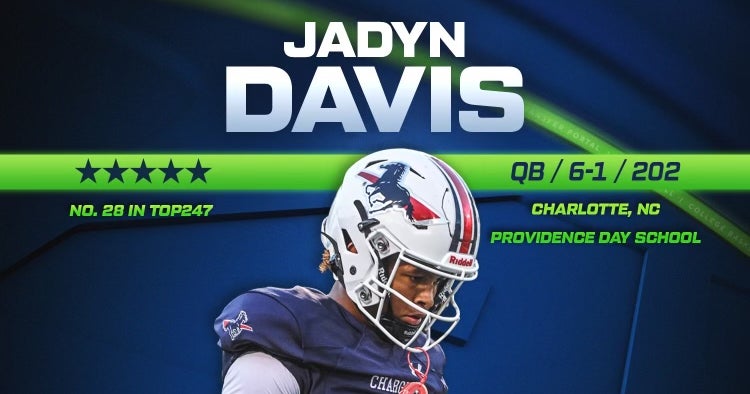 Five-Star QB Jadyn Davis Includes UNC In Top Five Five-Star QB Jadyn Davis Includes UNC In Top Five