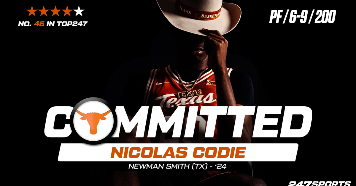 Texas lands their second 2024 pledge in top-50 senior Nicolas Codie