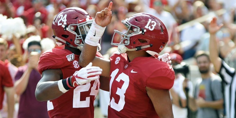 Alabama Overtakes Clemson For No 1 Ranking In Week 6 Ap Poll