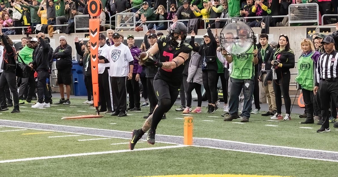 Duck offense proves too much for Bruins in top-10 showdown