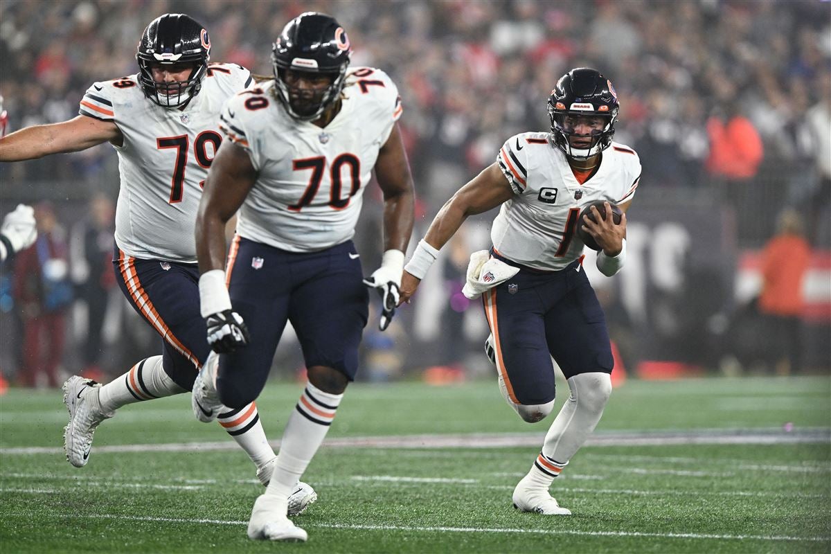 Bears rookie Braxton Jones getting long look at starting left tackle