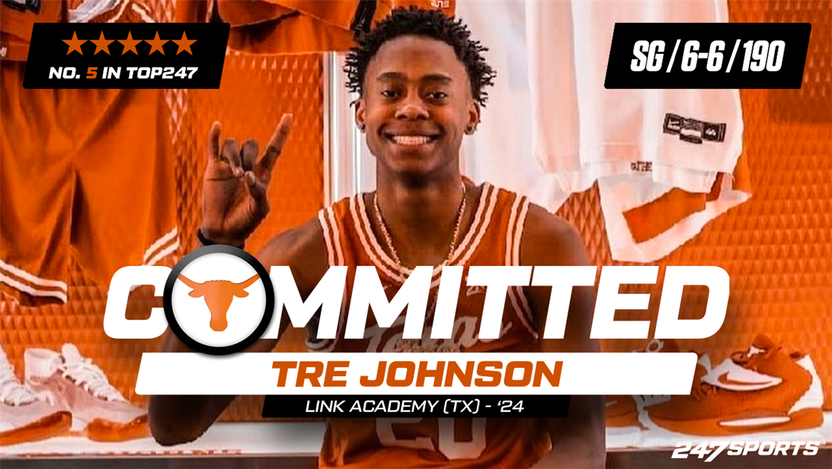 Texas lands a commitment from top-five recruit Tre Johnson
