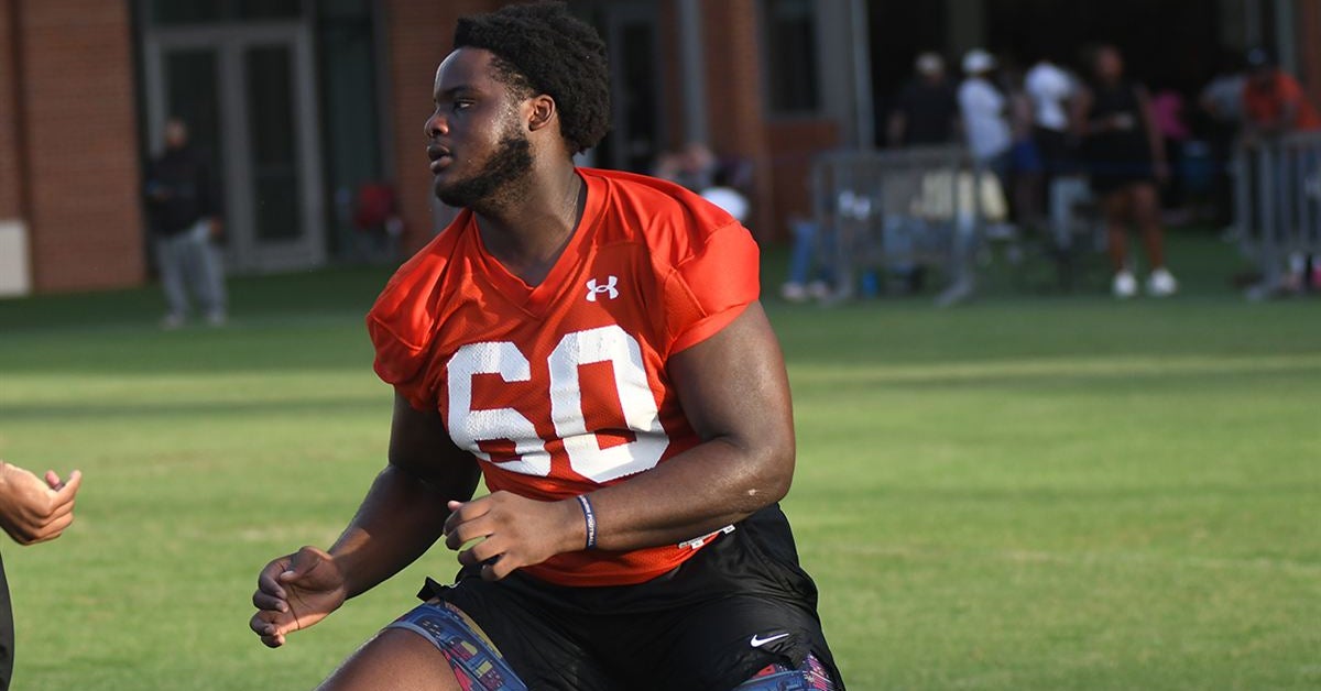 Despite already being committed to Auburn, OL Jaylon Moore determined to get better